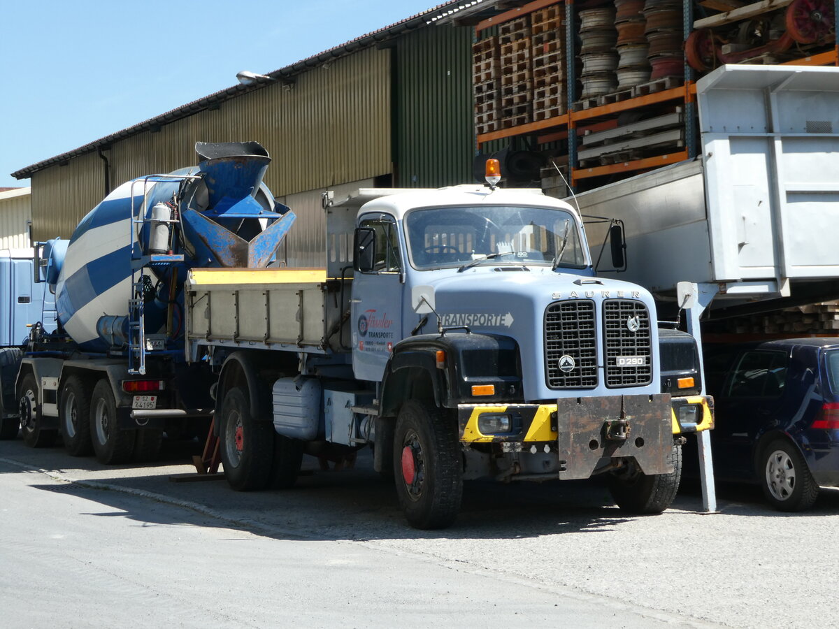(253'920) - F�ssler, Unteriberg - Saurer am 19. August 2023 in Unteriberg, F�ssler
