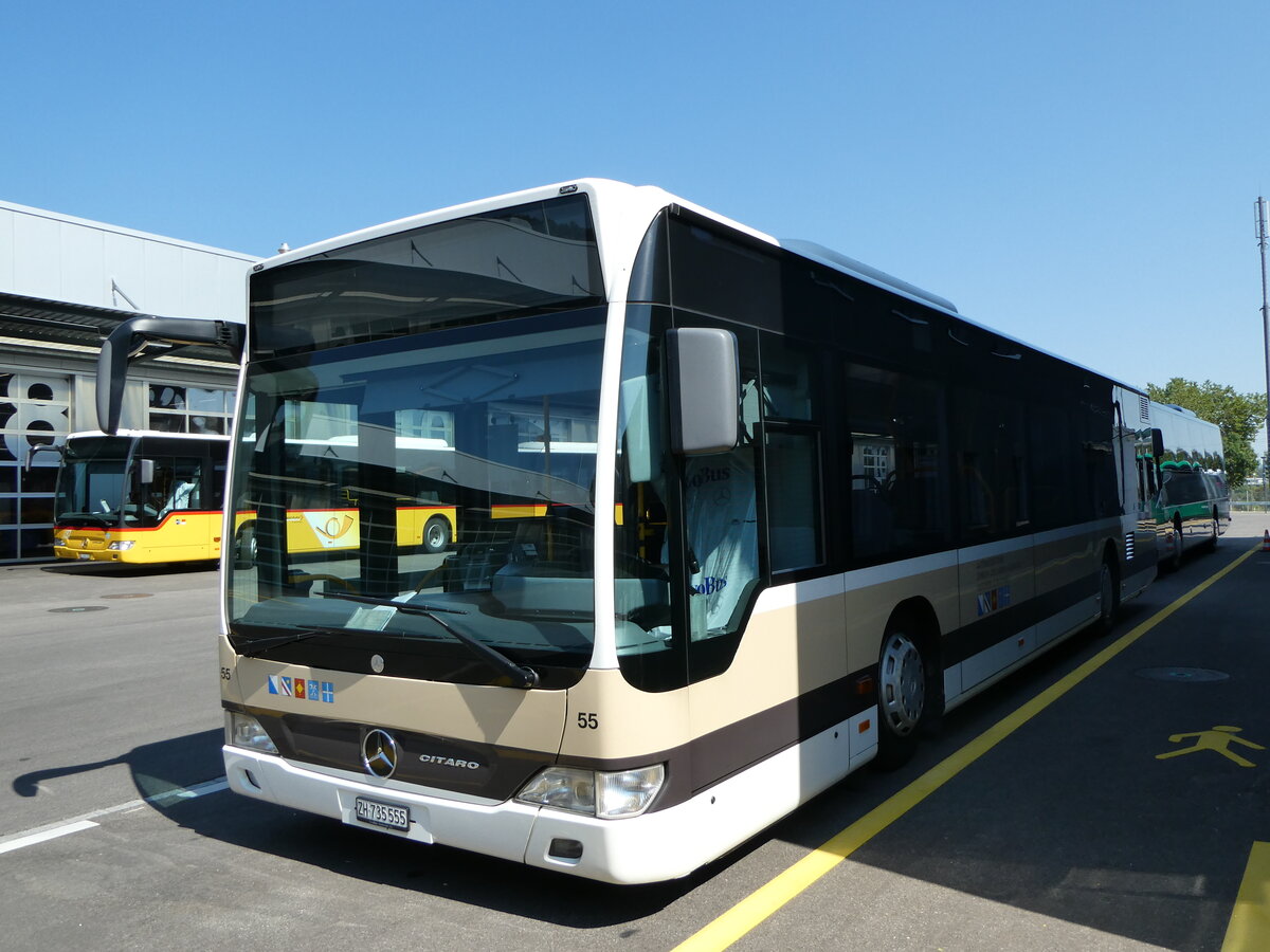 (254'090) - AZZK Zollikon - Nr. 55/ZH 735'555 - Mercedes am 21. August 2023 in Winterthur, EvoBus