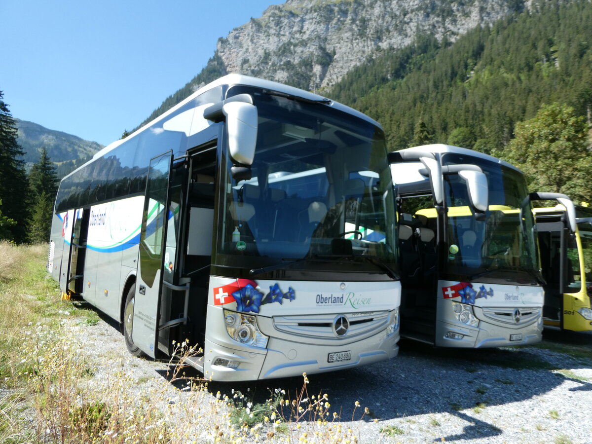 (254'129) - Oberland Reisen, Thun - Nr. 46/BE 240'880 - Mercedes am 22. August 2023 auf der Grimmialp