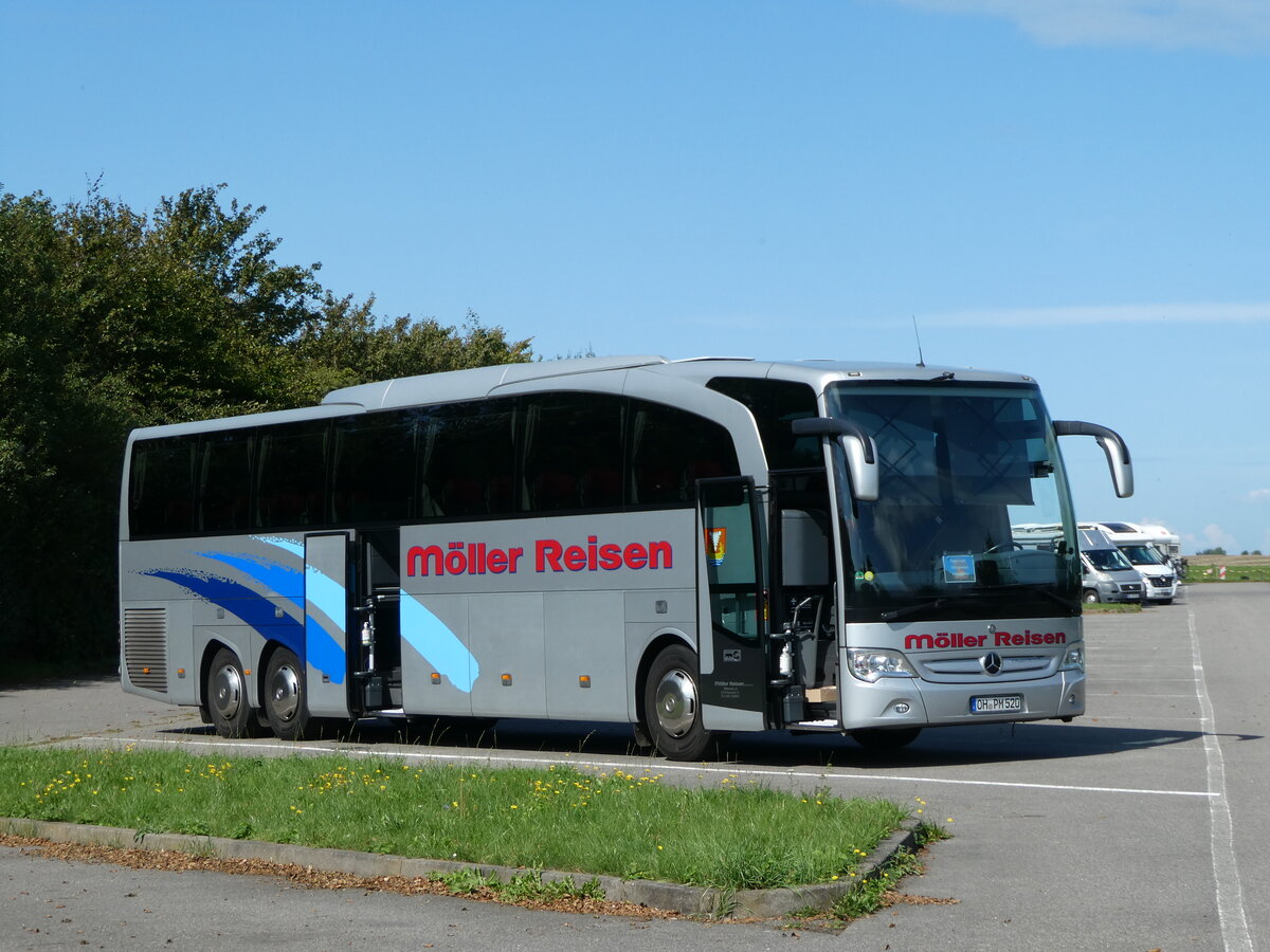 (254'574) - Mller, Neustadt - OH-PM 520 - Mercedes am 1. September 2023 in Putgarten, Parkplatz