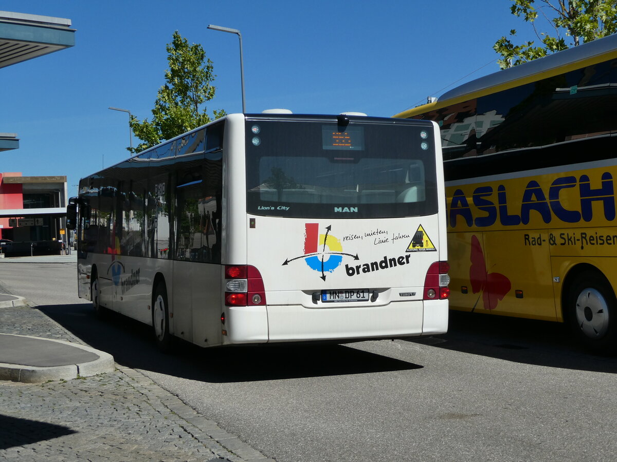 (254'786) - BBS Brandner, Krumbach - MN-DP 61 - MAN am 4. September 2023 beim Bahnhof Memmingen