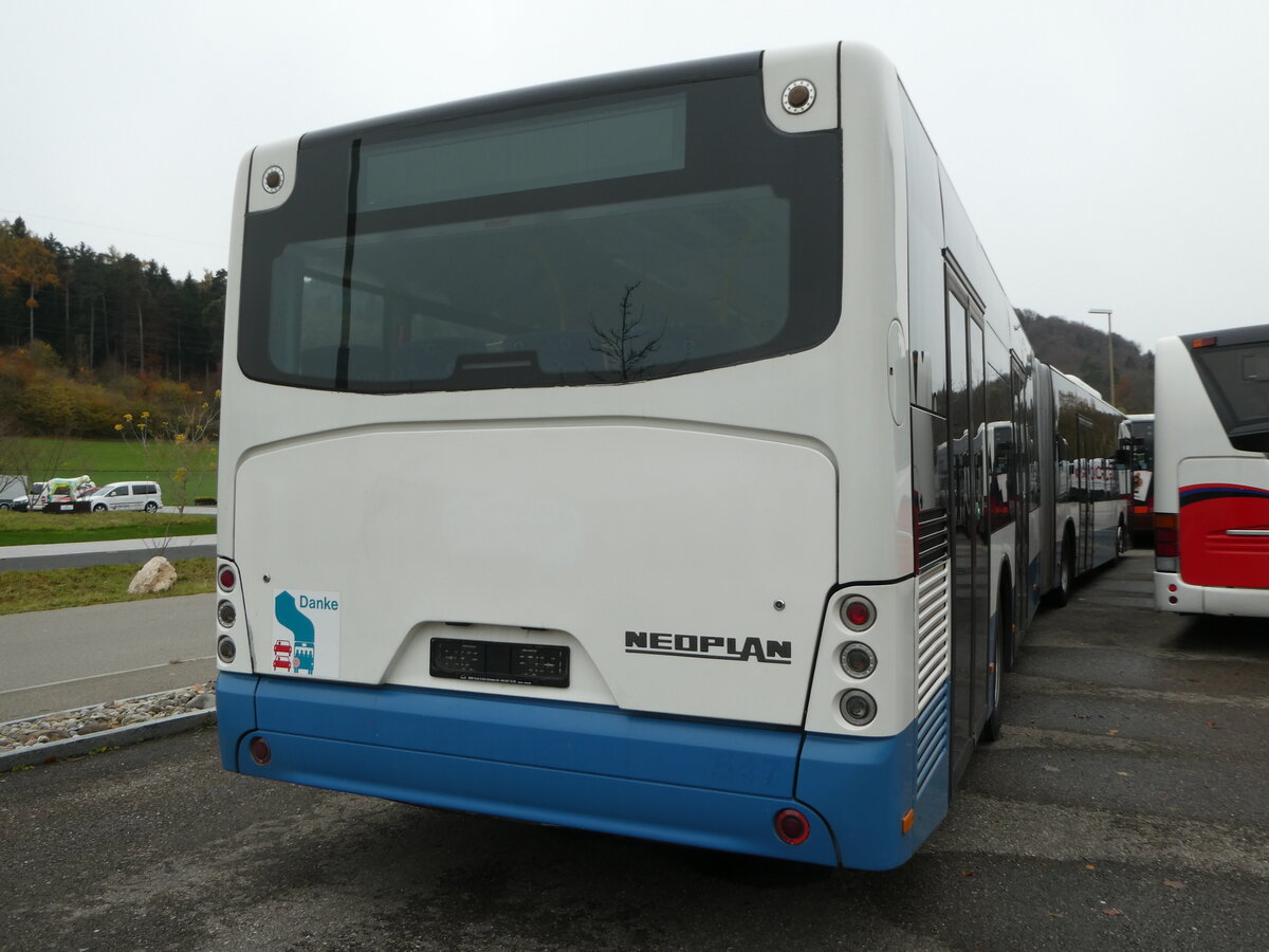 (257'143) - VBZ Zrich - Nr. 547 - Neoplan am 18. November 2023 in Winterthur, Daimler Buses