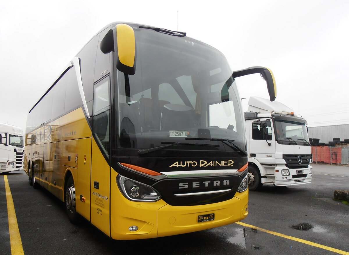 (257'482) - Aus Italien: Auto Rainer, Telfes - FR 2507 U - Setra am 9. Dezember 2023 in Kerzers, Interbus