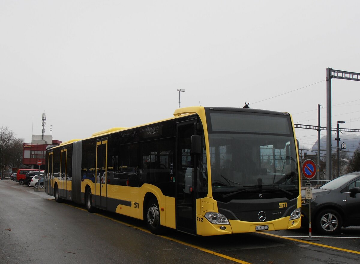 (258'118) - STI Thun - Nr. 712/BE 811'712 - Mercedes am 5. Januar 2024 in Thun, CarTerminal