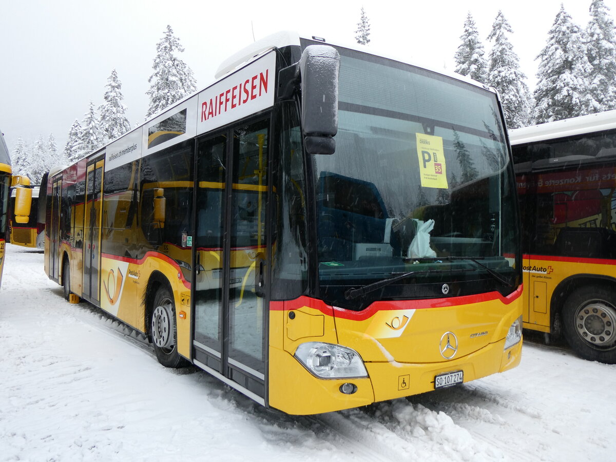 (258'307) - Wyss, Boningen - SO 107'274/PID 11'702 - Mercedes am 6. Januar 2024 in Adelboden, Unter dem Birg