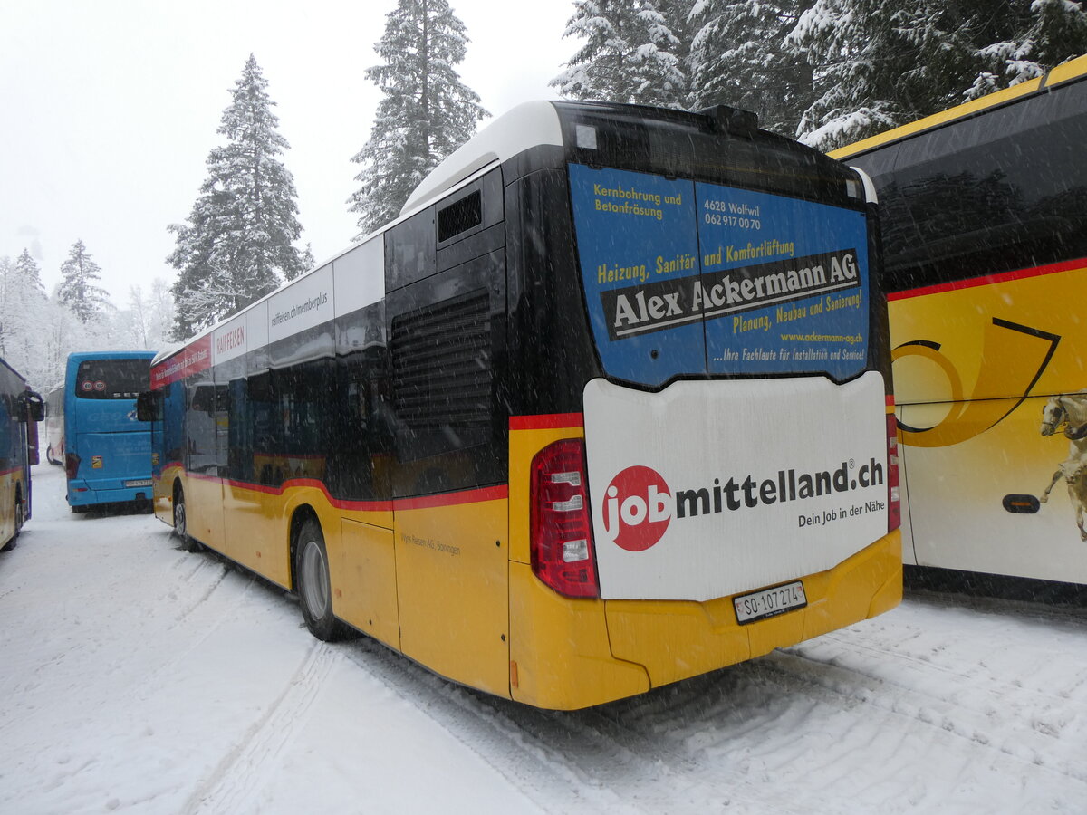 (258'314) - Wyss, Boningen - SO 107'274/PID 11'702 - Mercedes am 6. Januar 2024 in Adelboden, Unter dem Birg