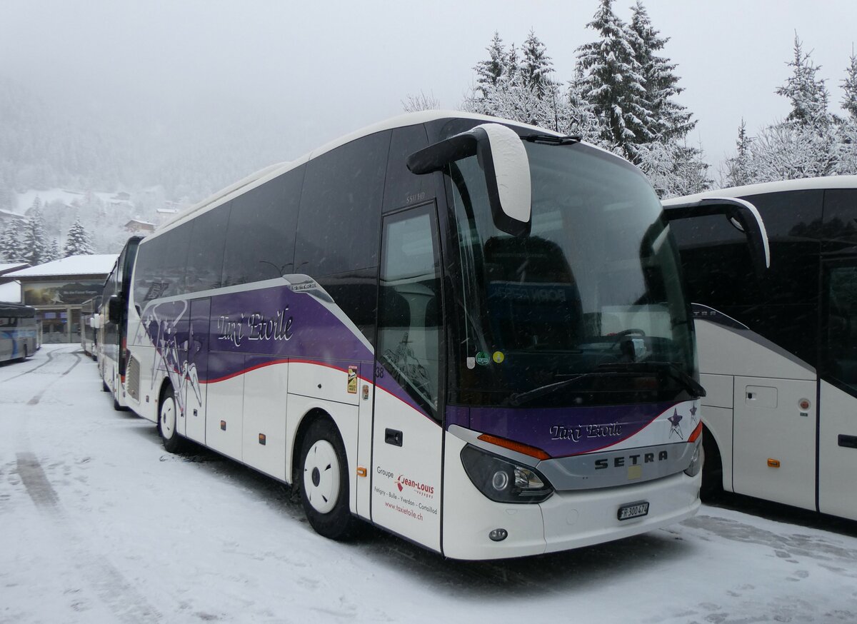 (258'340) - Jean-Louis, Ftigny - Nr. 38/FR 300'474 - Setra am 6. Januar 2024 in Adelboden, ASB