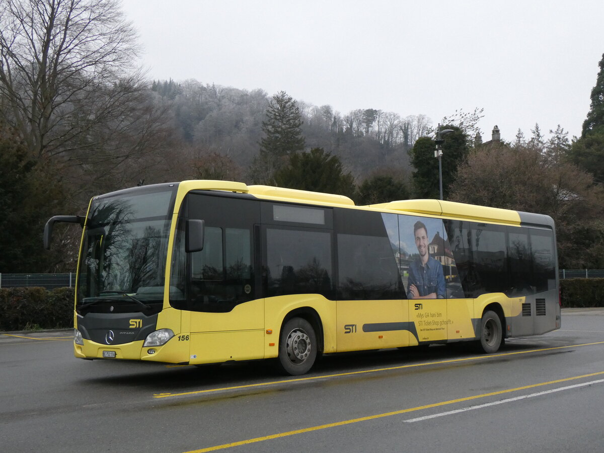 (258'564) - STI Thun - Nr. 156/BE 752'156 - Mercedes am 11. Januar 2024 bei der Schifflndte Thun