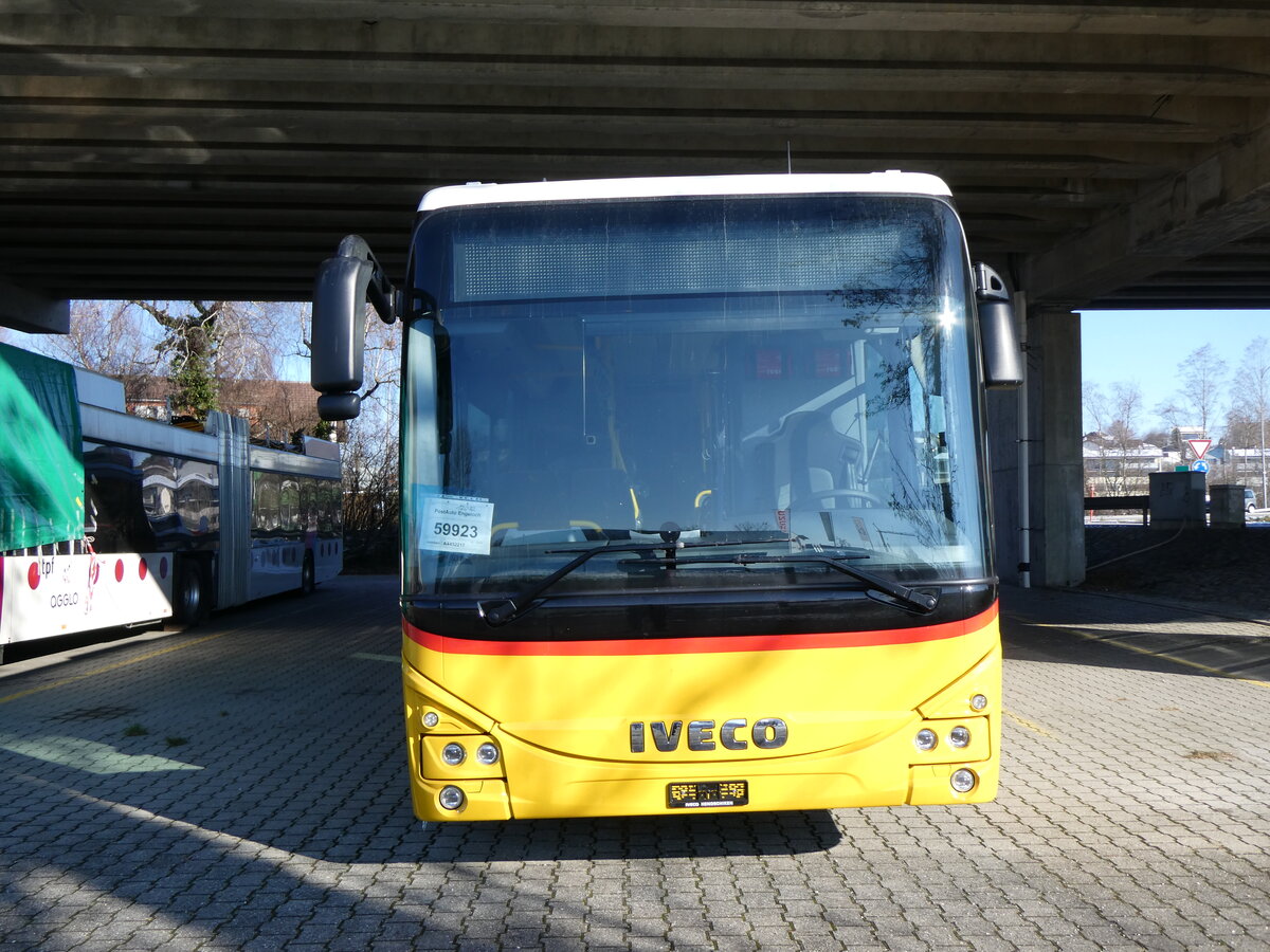 (258'770) - Engeloch, Riggisberg - PID 12'072 - Iveco am 20. Januar 2024 in Kerzers, Murtenstrasse