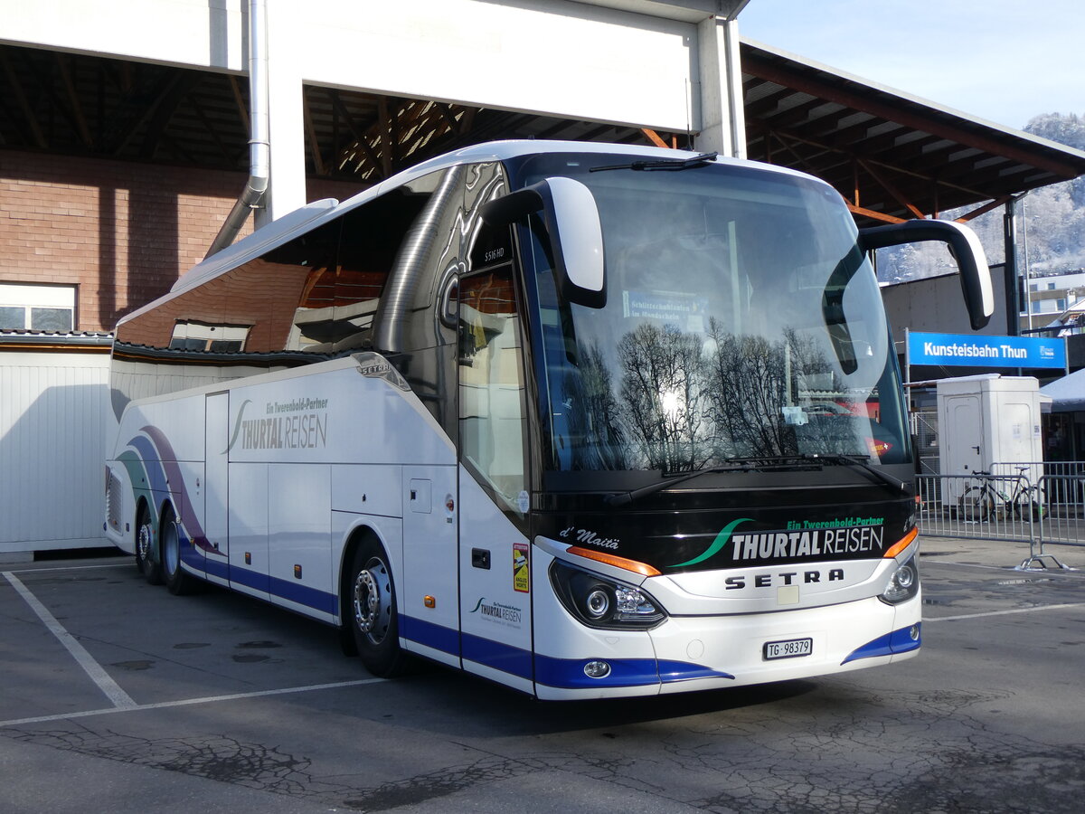 (258'808) - Thurtal-Reisen, Frauenfeld - TG 98'379 - Setra am 21. Januar 2024 in Thun, Grabengut