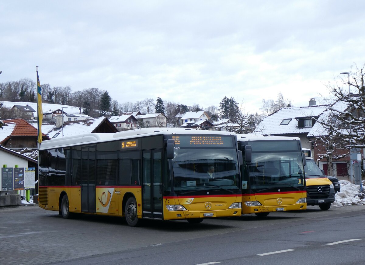 (258'817) - Engeloch, Riggisberg - Nr. 2/BE 544'002/PID 5199 - Mercedes am 22. Januar 2024 in Riggisberg, Post