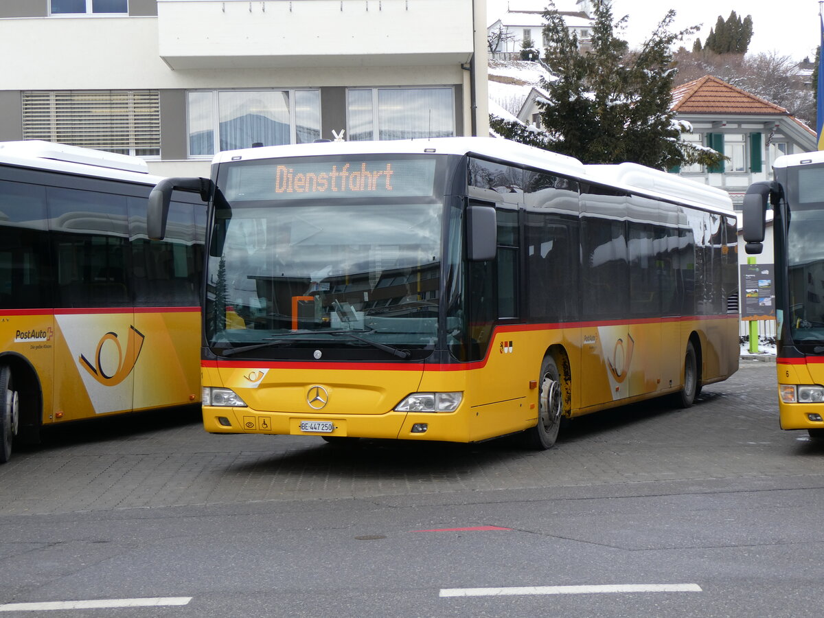 (258'822) - Engeloch, Riggisberg - Nr. 1/BE 447'250/PID 5579 - Mercedes am 22. Januar 2024 in Riggisberg, Post