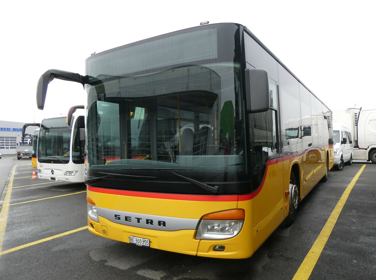 (259'403) - Kbli, Gstaad - BE 360'355/PID 5204 - Setra (ex Nr. 4) am 17. Februar 2024 in Kerzers, Interbus