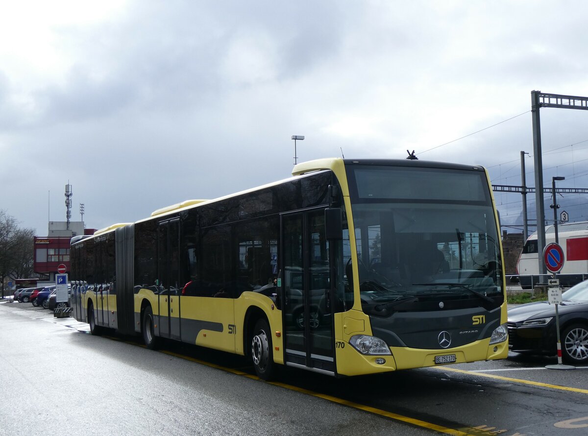 (259'454) - STI Thun - Nr. 170/BE 752'170 - Mercedes am 19. Februar 2024 in Thun, CarTerminal