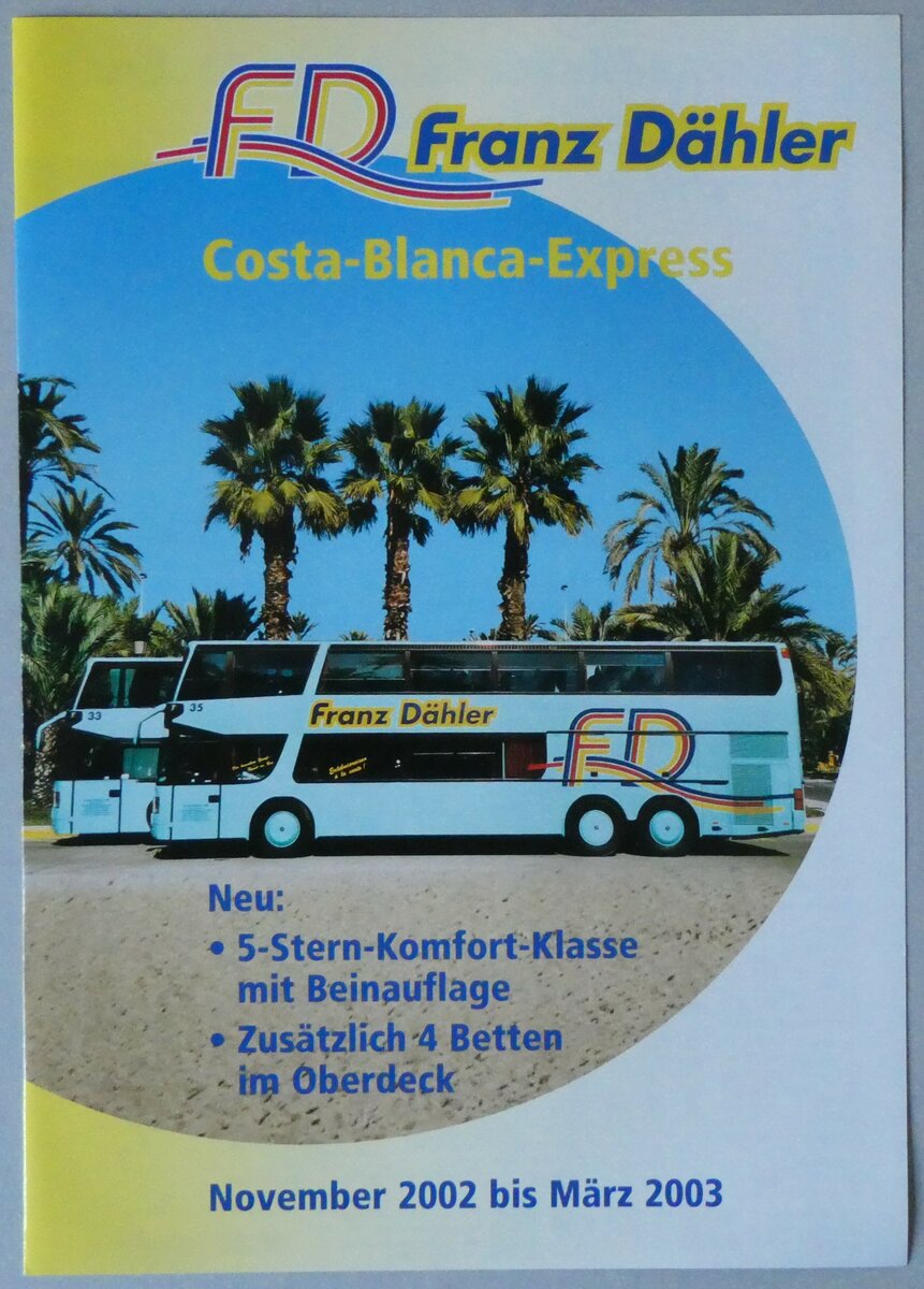 (259'614) - Dhler-Costa-Blanca-Express November 2002 bis Mrz 2003 am 25. Februar 2024 in Thun