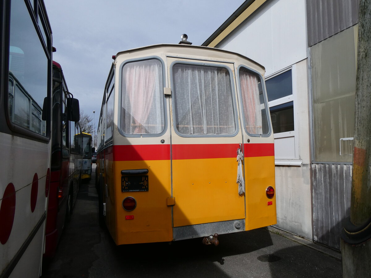 (259'895) - Strasser, Aadorf (Rtrobus) - Volvo/R&J (ex Moser, Flaach Nr. 4) am 2. Mrz 2024 in Faoug, MS Carrosserie