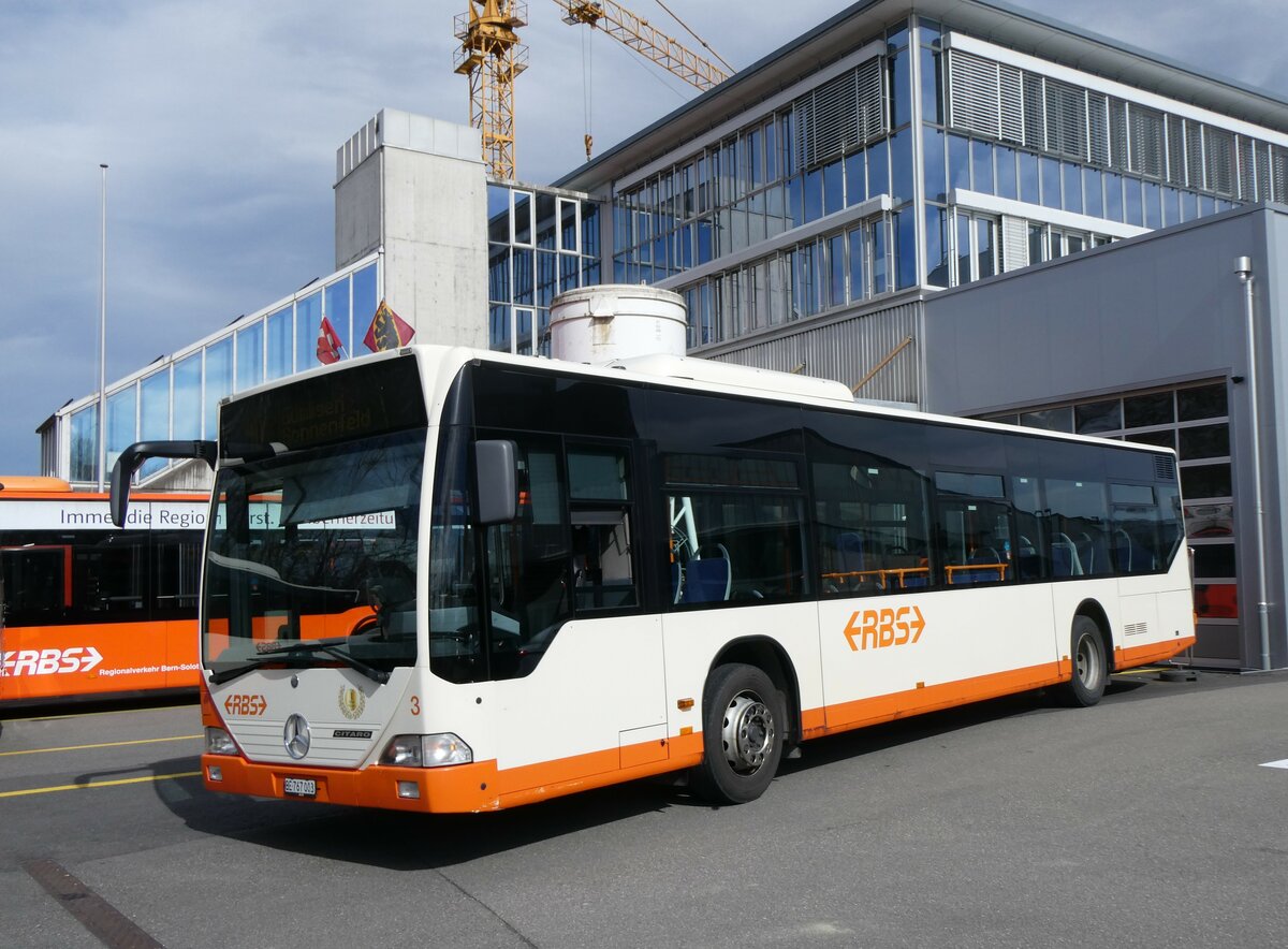 (259'931) - RBS Worblaufen - Nr. 3/BE 767'003 - Mercedes am 3. Mrz 2024 in Worblaufen, Garage