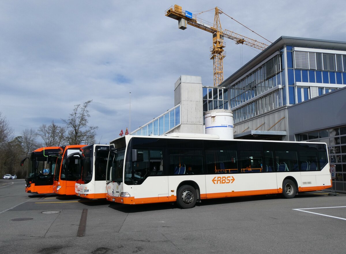 (259'940) - RBS Worblaufen - Nr. 3/BE 767'003 - Mercedes am 3. Mrz 2024 in Worblaufen, Garage