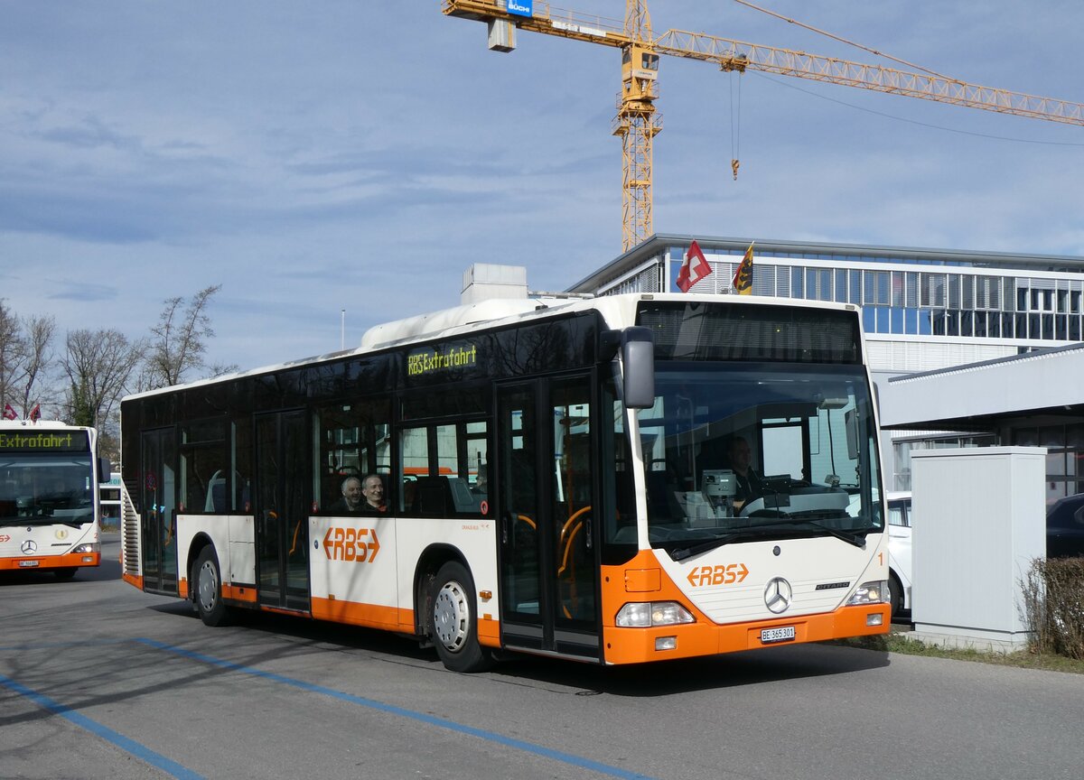 (259'971) - RBS Worblaufen - Nr. 1/BE 365'301 - Mercedes am 3. Mrz 2024 in Worblaufen, Hubelgutstrasse