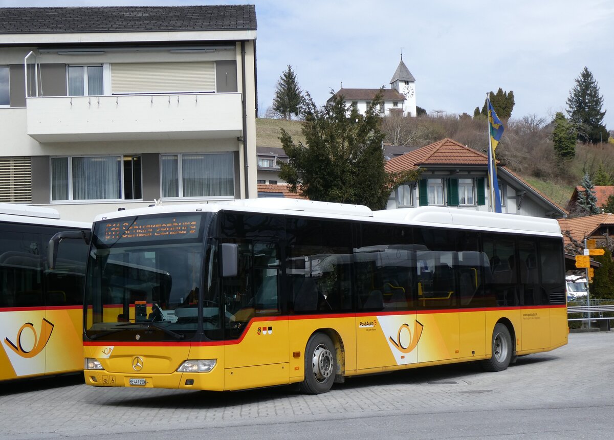 (260'360) - Engeloch, Riggisberg - Nr. 1/BE 447'250/PID 5579 - Mercedes am 15. Mrz 2024 in Riggisberg, Post