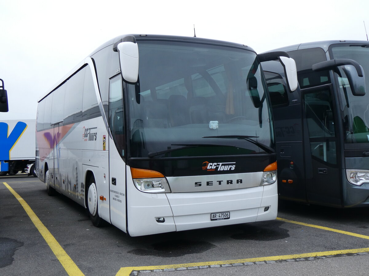 (260'432) - CC-Tours, Effretikon - AR 47'506 - Setra am 17. Mrz 2024 in Kerzers, Interbus