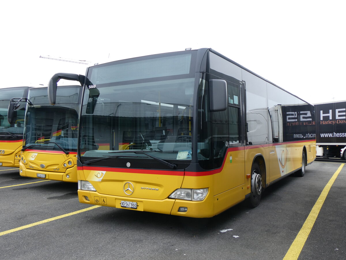 (260'437) - CarPostal Ouest - VD 547'860/PID 5668 - Mercedes (ex ARCC Aubonne) am 17. Mrz 2024 in Kerzers, Interbus