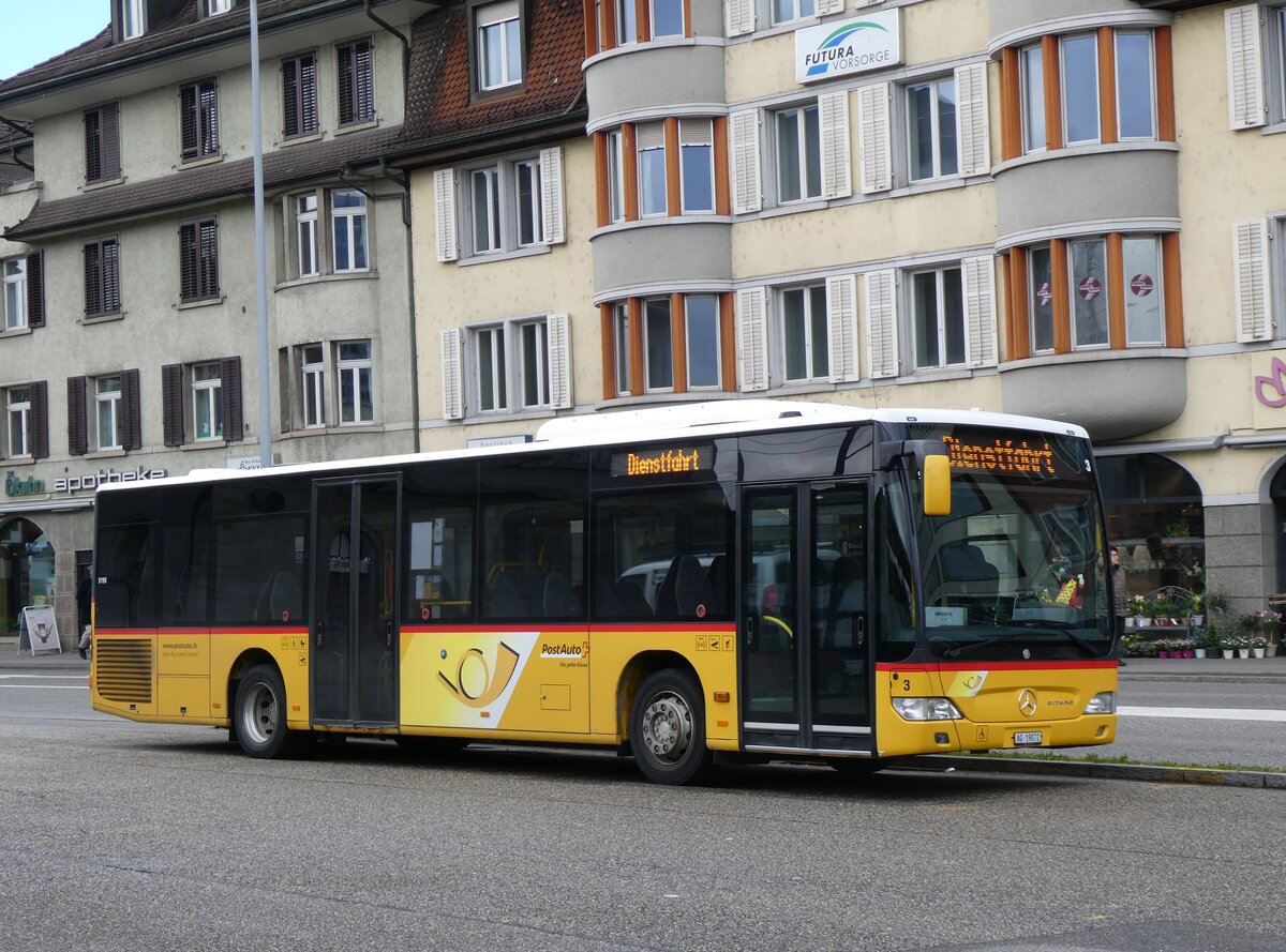 (260'762) - Keller, Hottwil - Nr. 3/AG 19'072/PID 5195 - Mercedes am 28. Mrz 2024 beim Bahnhof Brugg