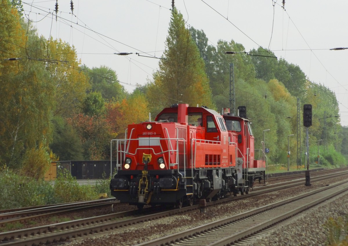 261 093 als Lz vom Rbf Engelsdorf in Leipzig-Thekla, 09.10.2013.