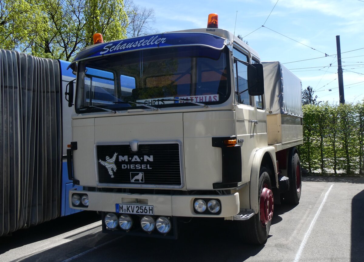 (261'239) - Schausteller - M-KV 256H - MAN am 13. April 2024 in M�nchen, MVG-Museum