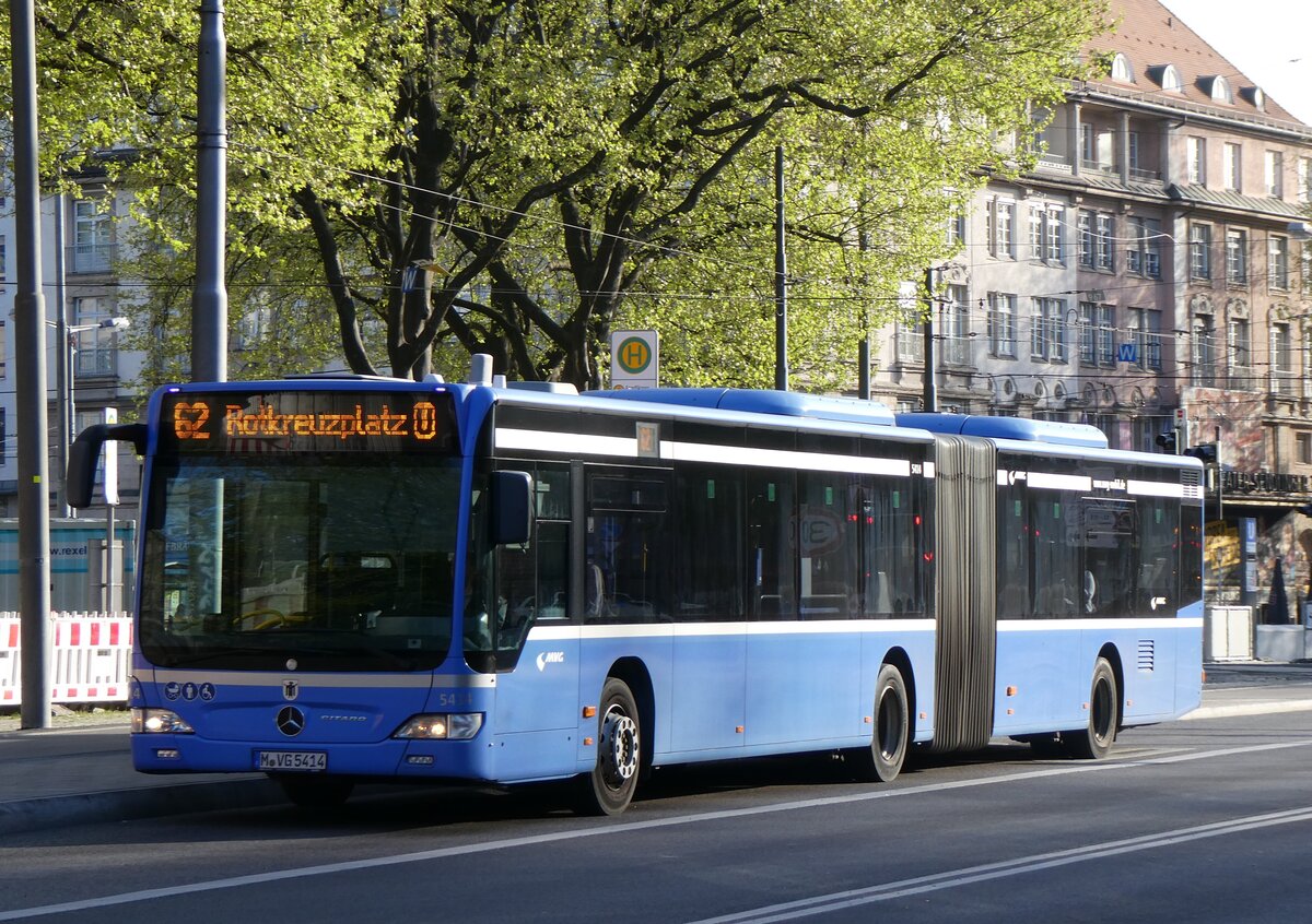 (261'296) - MVG Mnchen - Nr. 5414/M-VG 5414 - Mercedes am 14. April 2024 in Mnchen, Sendlinger Tor