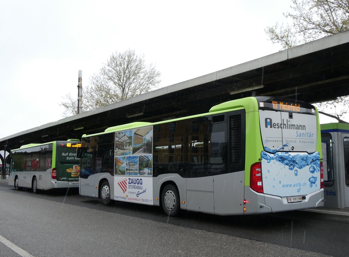 (261'588) - Busland, Burgdorf - Nr. 210/BE 808'210 - Mercedes am 21. April 2024 beim Bahnhof Burgdorf