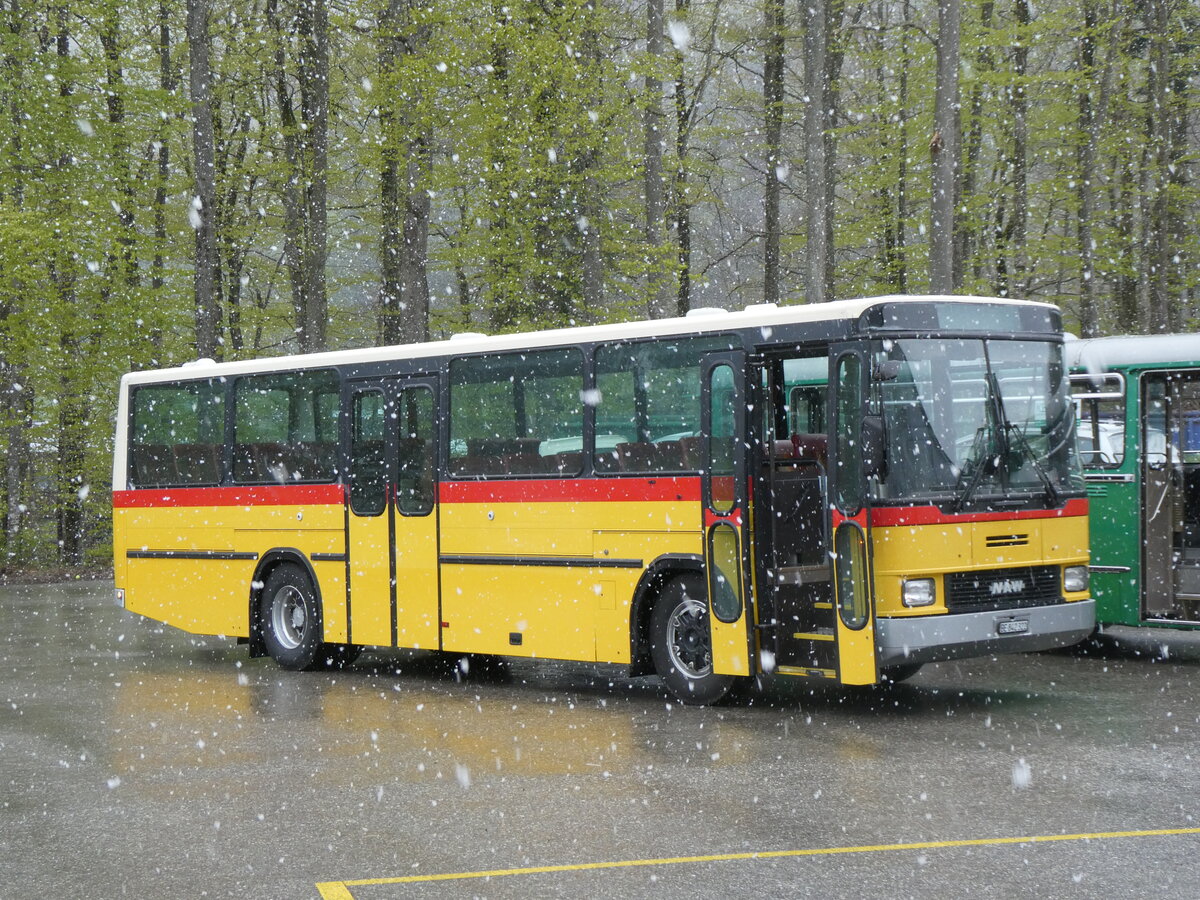 (261'598) - Widmer, Bern - BE 842'322 - NAW/Hess (ex Lombardi, Winterthur; ex Wohlgemuth, Hochwald PID 2208) am 21. April 2024 in Burgdorf, kihof Ziegelgut