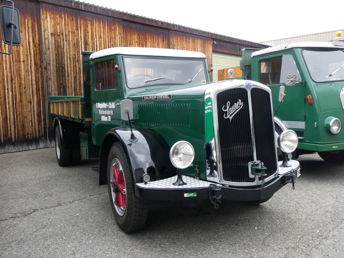 (261'943) - Wegm�ller, Attikon - Saurer am 4. Mai 2024 in Attikon, Wegm�ller