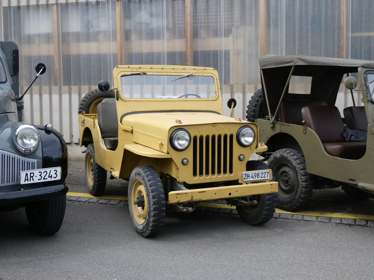 (261'989) - Willys - ZH 498'227 - am 4. Mai 2024 in Attikon, Wegm�ller