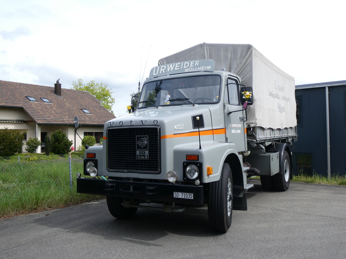 (262'022) - Urweider, M�llheim - SO 71'035 - Volvo am 4. Mai 2024 in Attikon, Wegm�ller