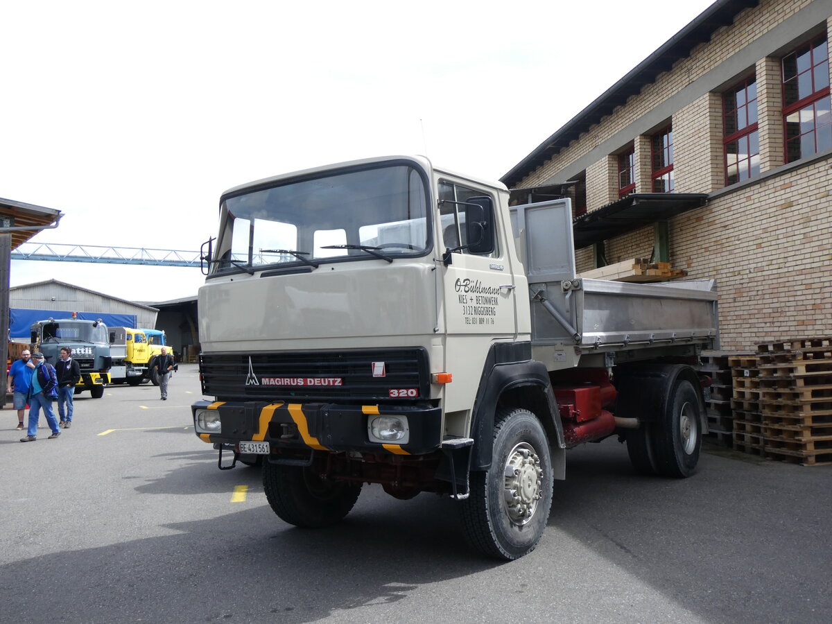 (262'087) - B�hlmann, Riggisberg - BE 431'561 - Magirus-Deutz am 4. Mai 2024 in Attikon, Wegm�ller