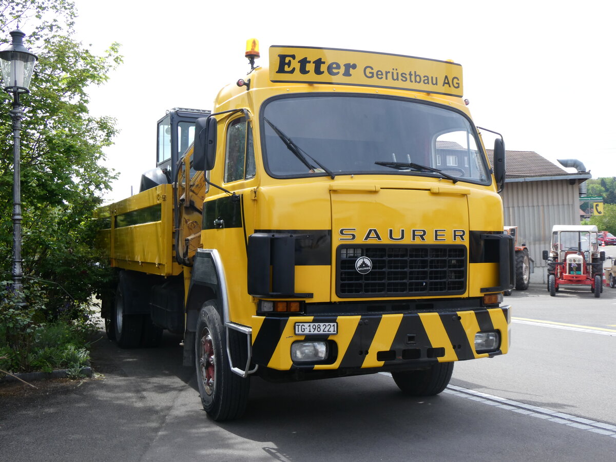 (262'095) - Etter, Homburg - TG 198'221 - Saurer am 4. Mai 2024 in Attikon, Wegm�ller
