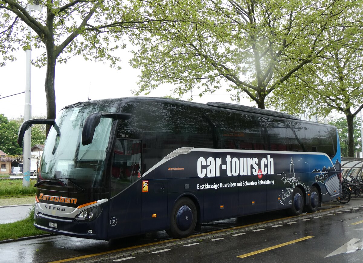 (262'181) - Zerzuben, Visp-Eyholz - Nr. 7/VS 59'848 - Setra am 6. Mai 2024 in Bern, Guisanplatz