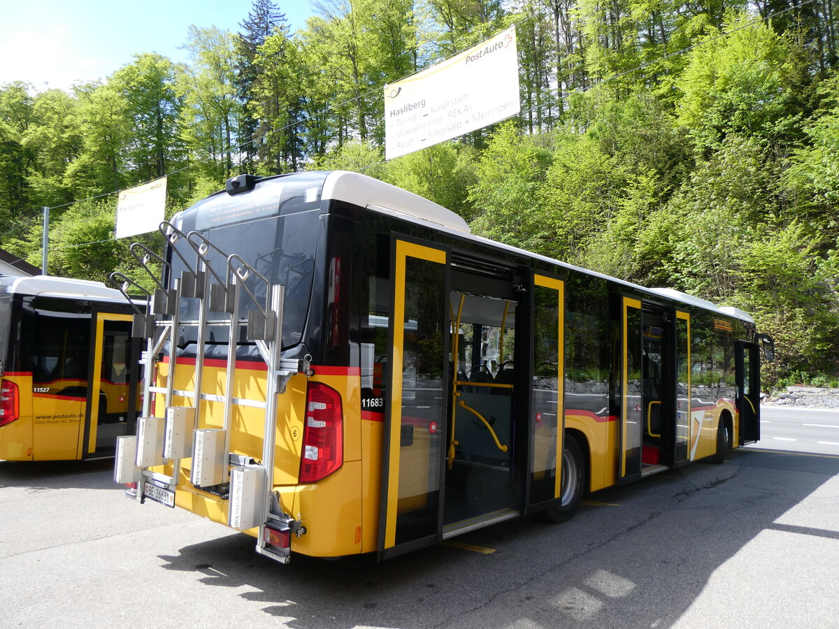 (262'346) - Flck, Brienz - Nr. 6/BE 26'631/PID 11'683 - Mercedes (ex PostAuto Bern) am 13. Mai 2024 auf dem Brnigpass