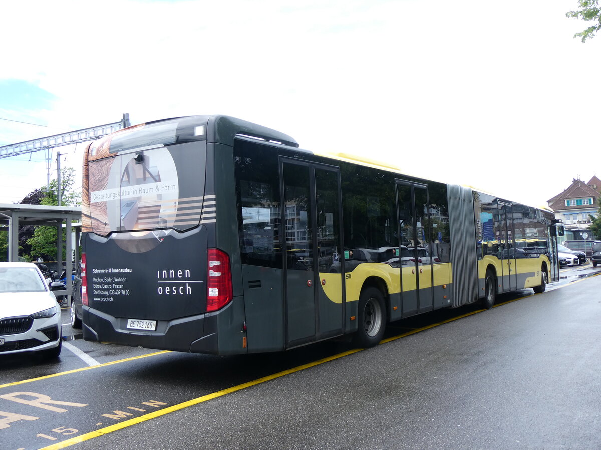 (262'752) - STI Thun - Nr. 165/BE 752'165 - Mercedes am 21. Mai 2024 in Thun, CarTerminal