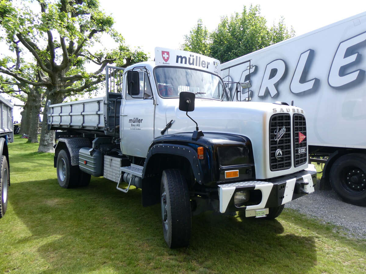 (263'001) - M�ller, Sufers - Saurer am 25. Mai 2024 in Arbon, Arbon Classics