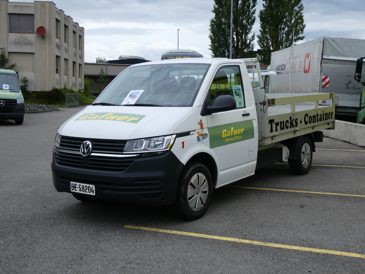 (263'307) - Gafner, Gwatt - Nr. 1/BE 58'204 - VW am 1. Juni 2024 in Gwatt, Garage
