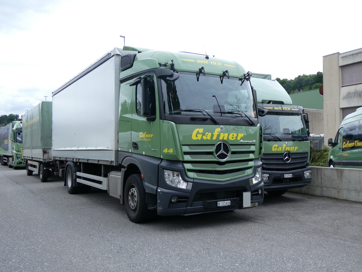 (263'327) - Gafner, Gwatt - Nr. 44/BE 111'626 - Mercedes am 1. Juni 2024 in Gwatt, Garage