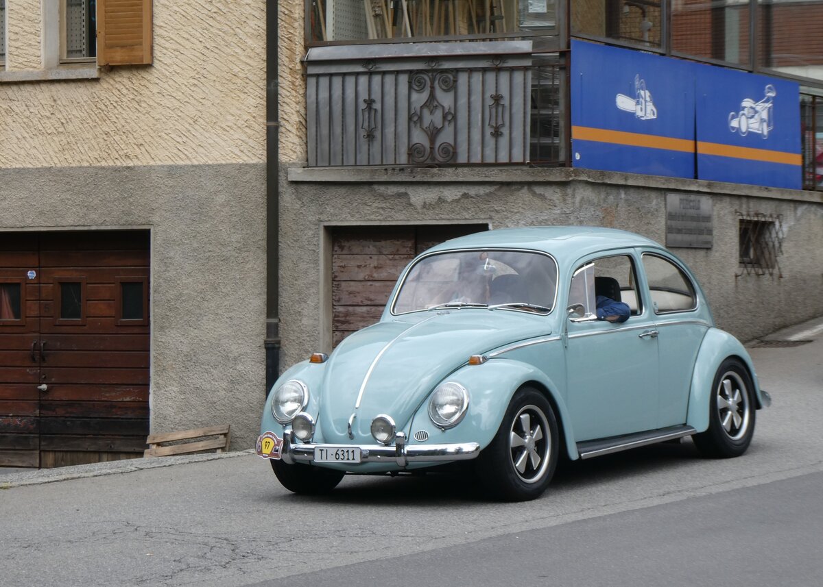 (263'559) - VW-K�fer - TI 6311 - am 9. Juni 2024 in Faido, Via Saresc