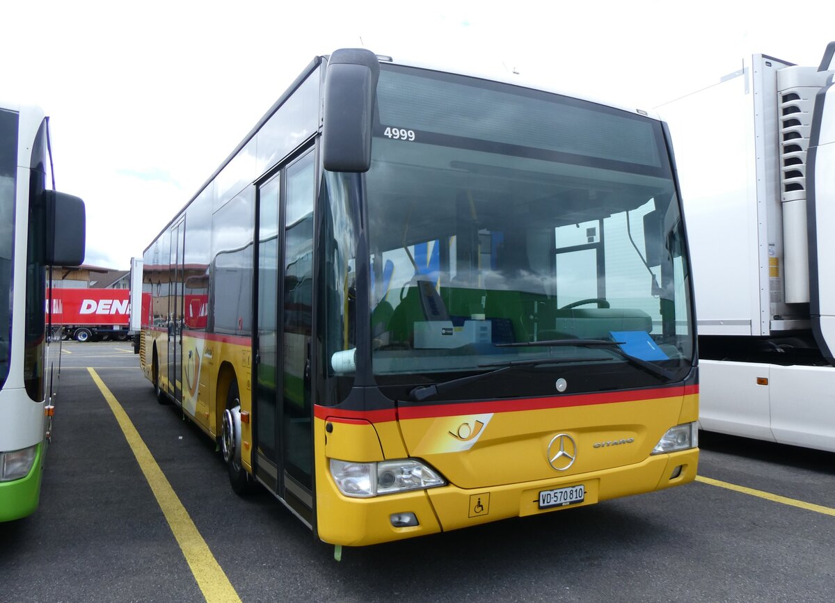 (264'234) - CarPostal Ouest - VD 570'810/PID 4999 - Mercedes (ex SAPJV, L'Isle Nr. 66) am 30. Juni 2024 in Kerzers, Interbus