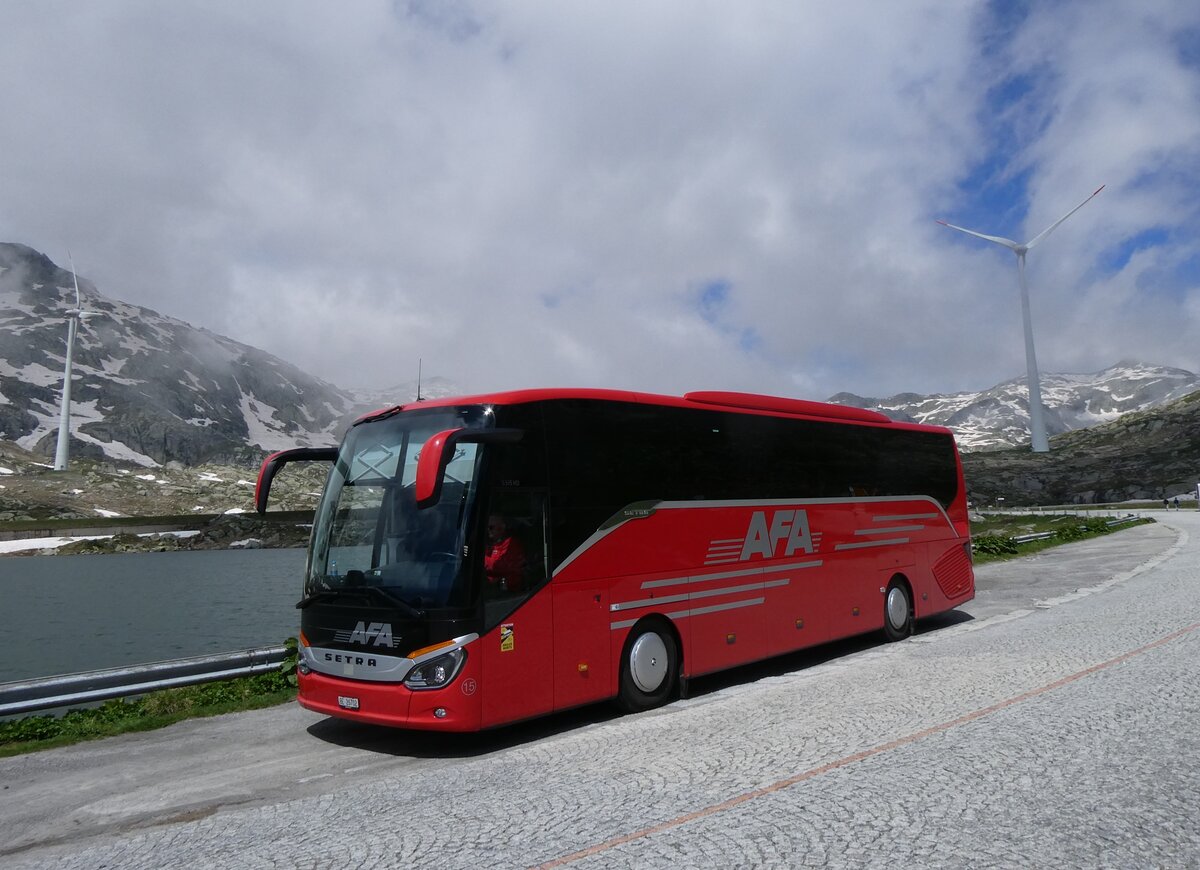 (264'259) - AFA Adelboden - Nr. 15/BE 26'702 - Setra am 2. Juli 2024 in Gotthard, Passhhe