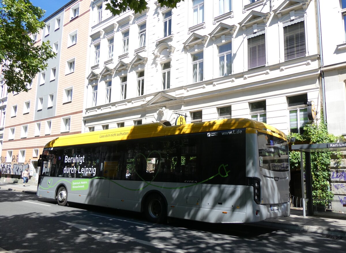 (264'449) - LVB Leipzig - Nr. 12'327/L-DE 1327 - eVDL am 9. Juli 2024 in Karl-Liebknecht-/Kurt-Eisner-Strasse