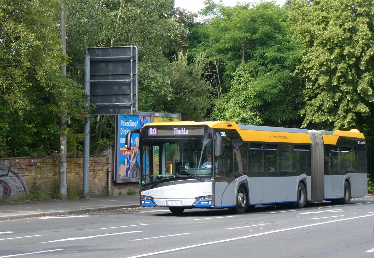 (264'539) - LVB Leipzig - Nr. 14'174/L-DE 1027 - Solaris am 10. Juli 2024 in Leipzig, Delitzscher/Essener Strasse