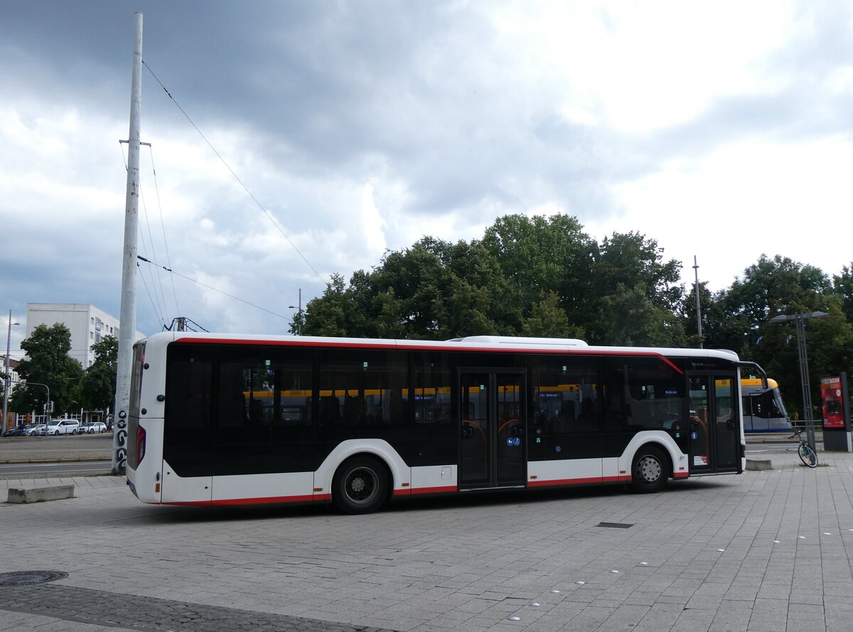 (264'628) - Thsac, Windischleuba - Nr. 2137/ABG-TH 137 - MAN am 10. Juli 2024 beim Hauptbahnhof Leipzig