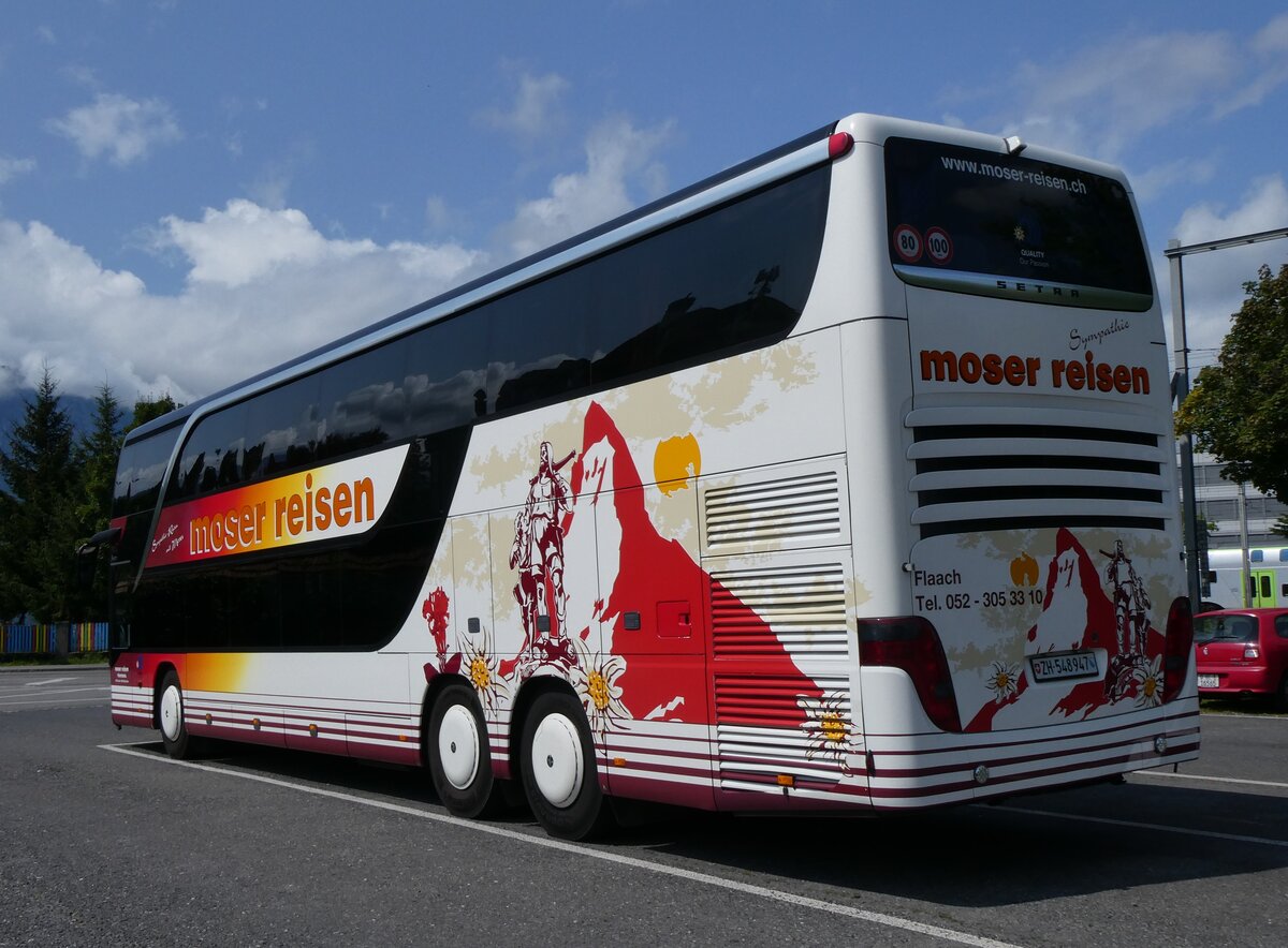 (264'976) - Moser, Flaach - ZH 548'947 - Setra am 24. Juli 2024 in Thun, Seestrasse